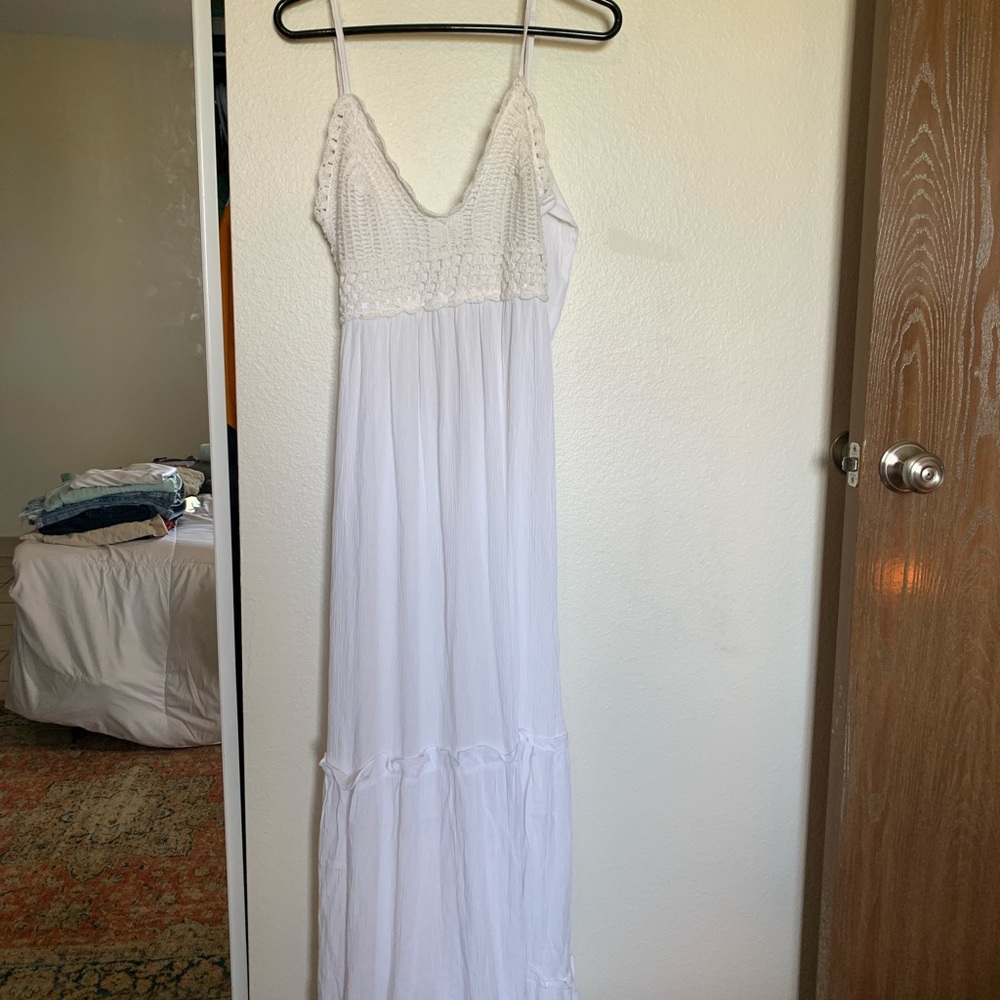 White long dress